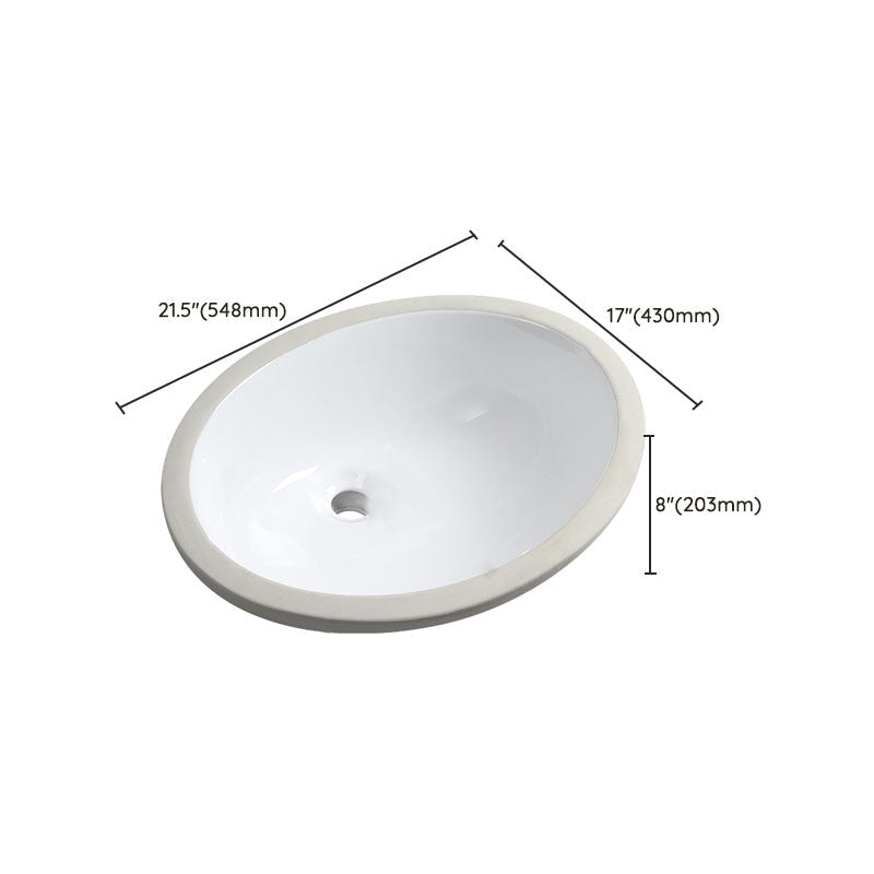 BowLift | Modern Oval Washstand Ceramic Table Installation Sink Bathroom