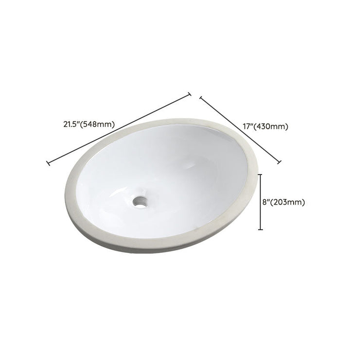 BowLift | Modern Oval Washstand Ceramic Table Installation Sink Bathroom