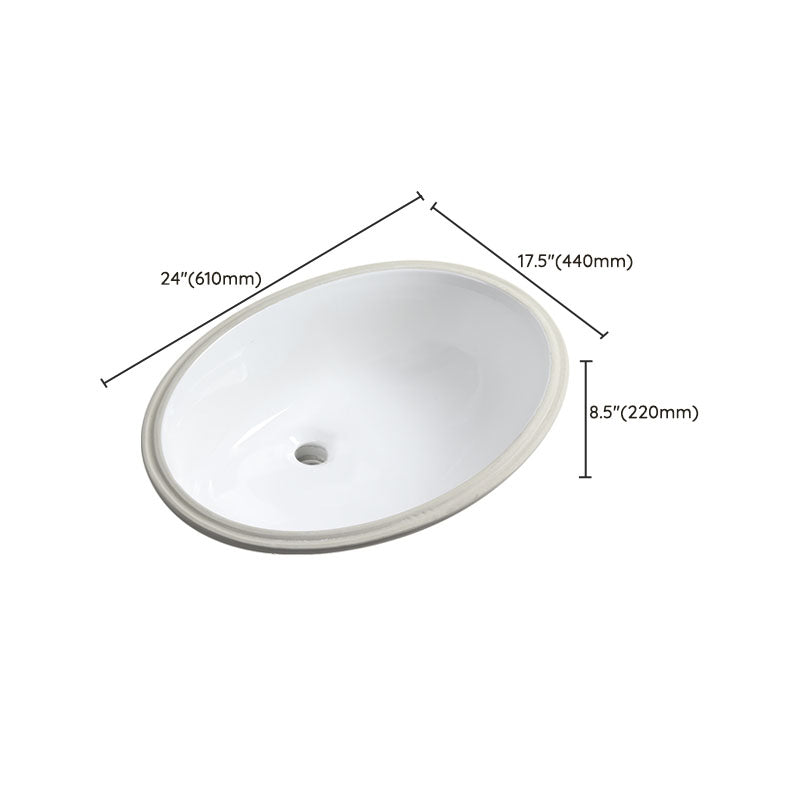 BowLift | Modern Oval Washstand Ceramic Table Installation Sink Bathroom