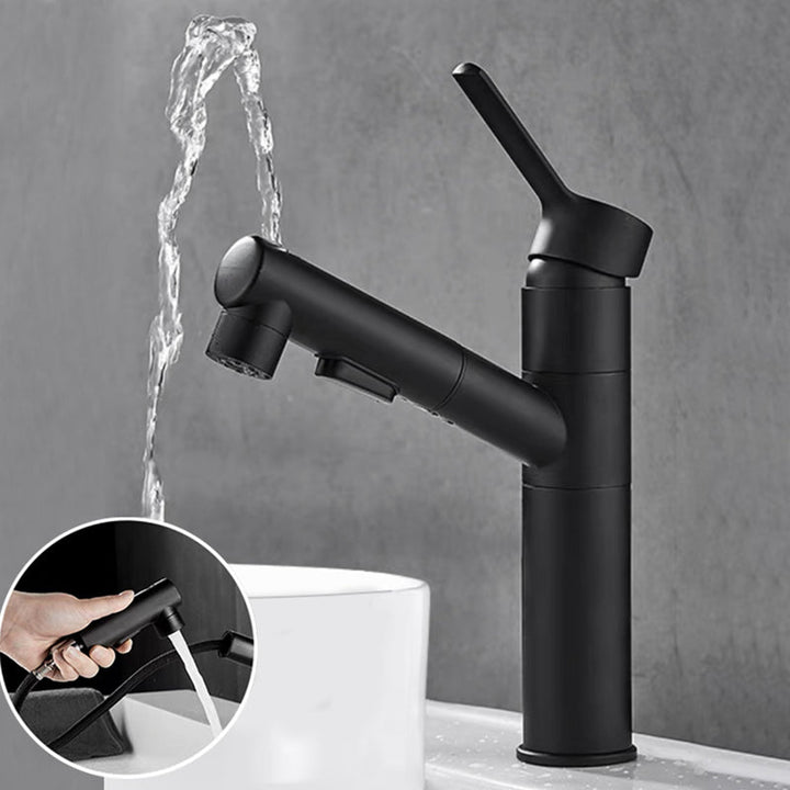 BowLift | Contemporary bathroom sink faucet single-handle swivel spout sink faucet