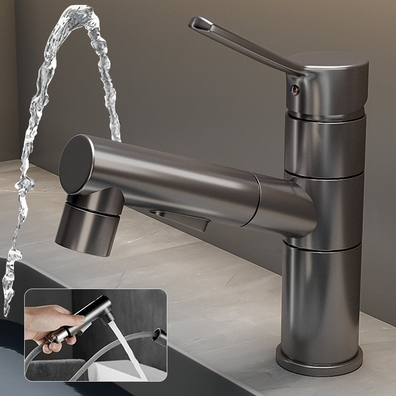 BowLift | Contemporary bathroom sink faucet single-handle swivel spout sink faucet