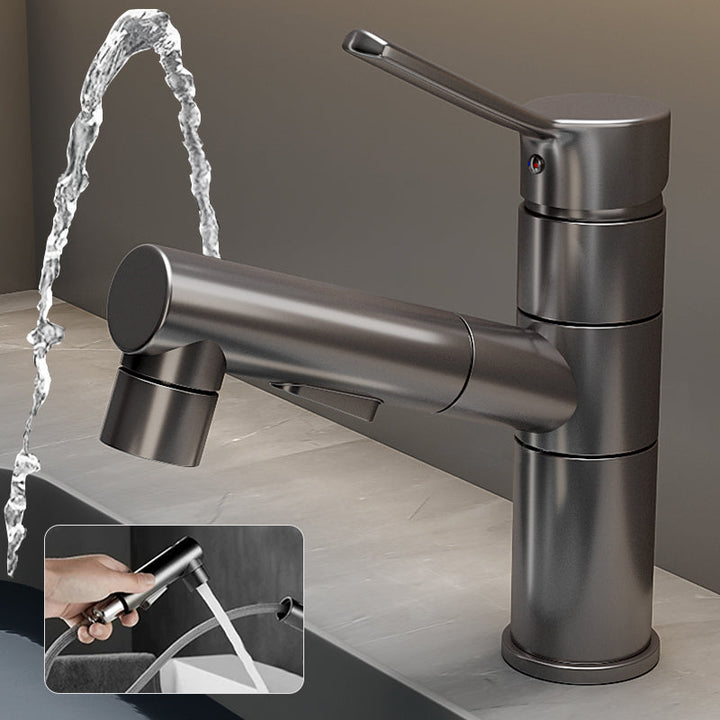 BowLift | Contemporary bathroom sink faucet single-handle swivel spout sink faucet