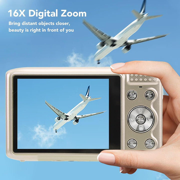 BowLift | 4K Compact Digital Camera with 58MP Photos and 16X Zoom – Lumora
