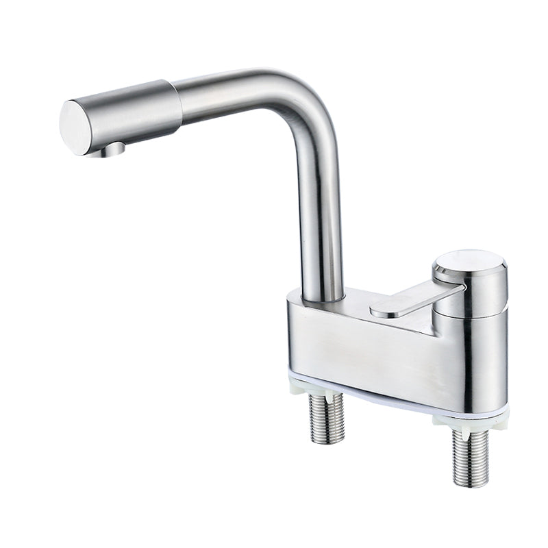 BowLift | Deck Mounted Center Freestanding Bathtub Filler Single Handle Freestanding Faucet