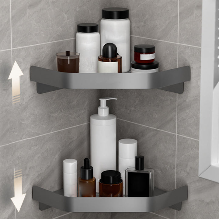 BowLift | Modern Gray Bathroom Accessory Kit Paper Holder Bath Shelf Bathroom Hardware Set