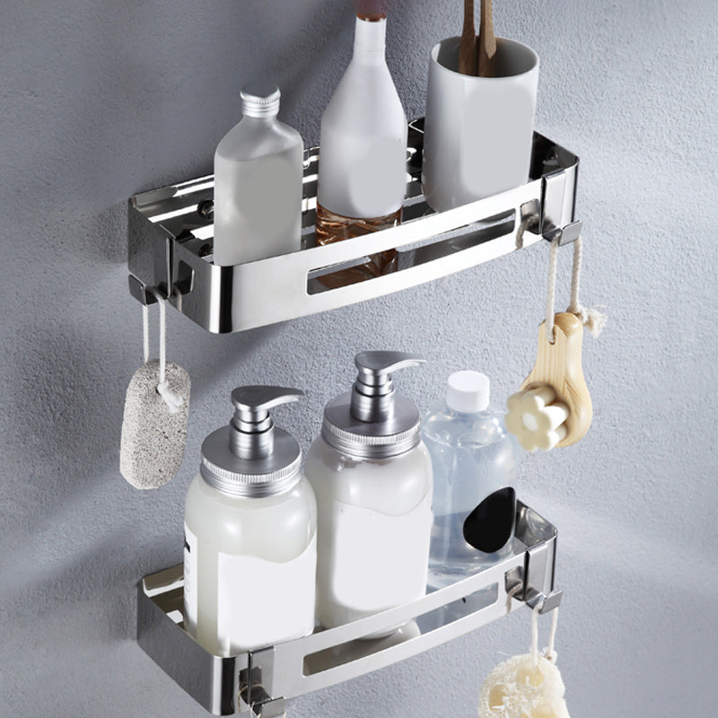 BowLift | Modern Stainless Steel Bath Accessory Set Rectangular & Triangular Bath Shelf