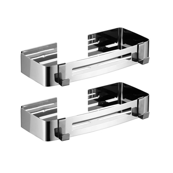 BowLift | Modern Stainless Steel Bath Accessory Set Rectangular & Triangular Bath Shelf