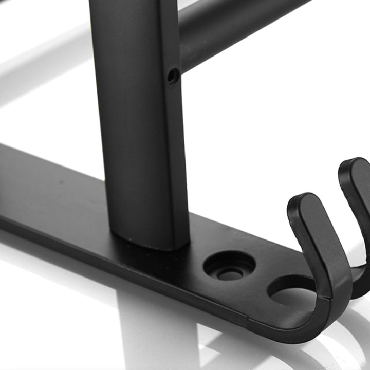 BowLift | Modern Black Bathroom Accessory Set Paper Holder Towel Bar Bathroom Fixtures Set