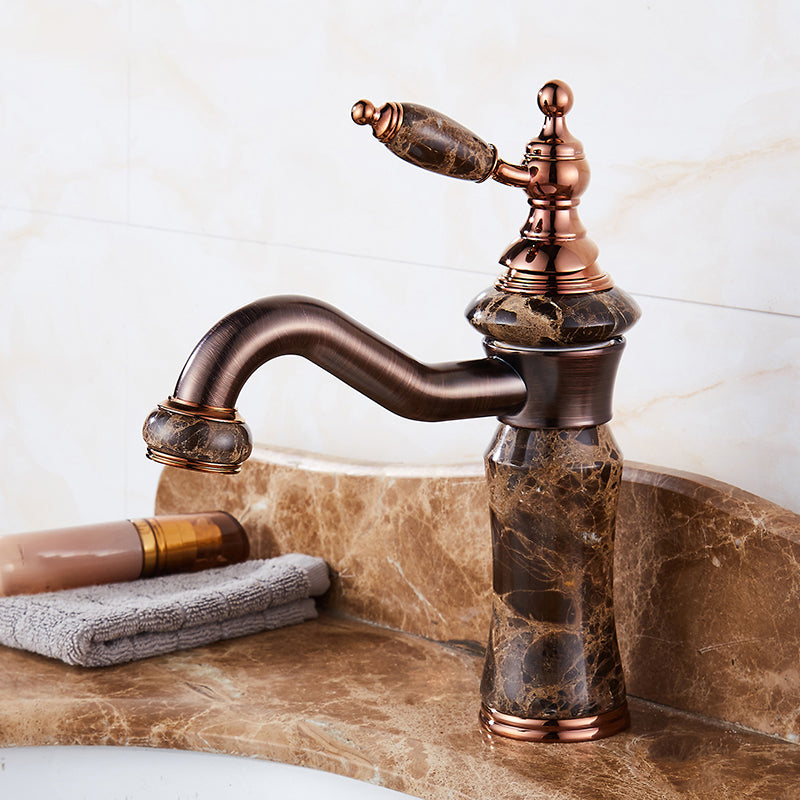 BowLift | Luxury Ship Basin Faucet Lever Handle Round Ship Basin Bathroom Faucet