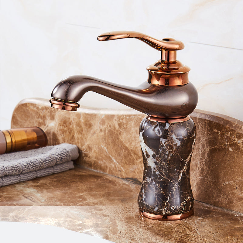 BowLift | Luxury Ship Basin Faucet Lever Handle Round Ship Basin Bathroom Faucet