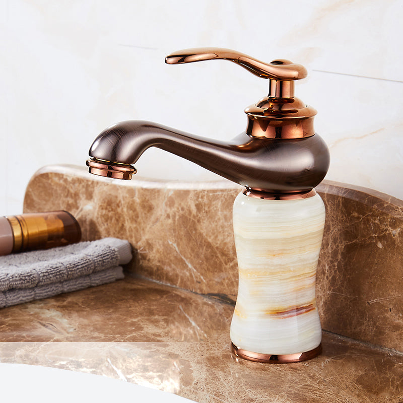 BowLift | Luxury Ship Basin Faucet Lever Handle Round Ship Basin Bathroom Faucet