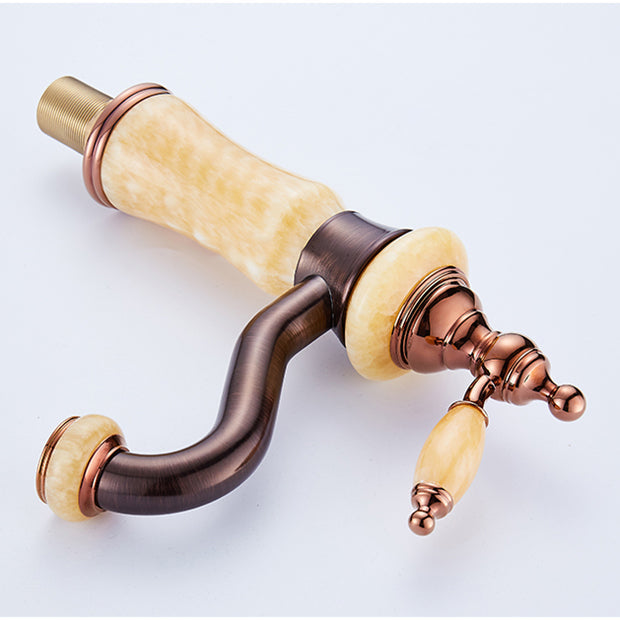 BowLift | Luxury Ship Basin Faucet Lever Handle Round Ship Basin Bathroom Faucet