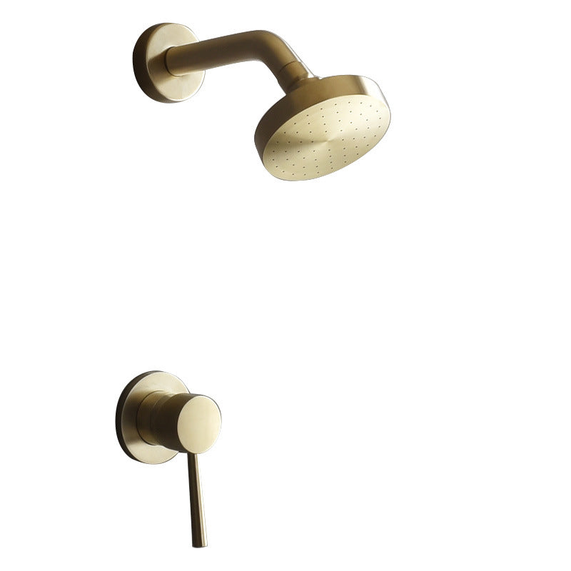 BowLift | Stainless Steel Shower Combination Round Fixed Shower Head with Shower Arm