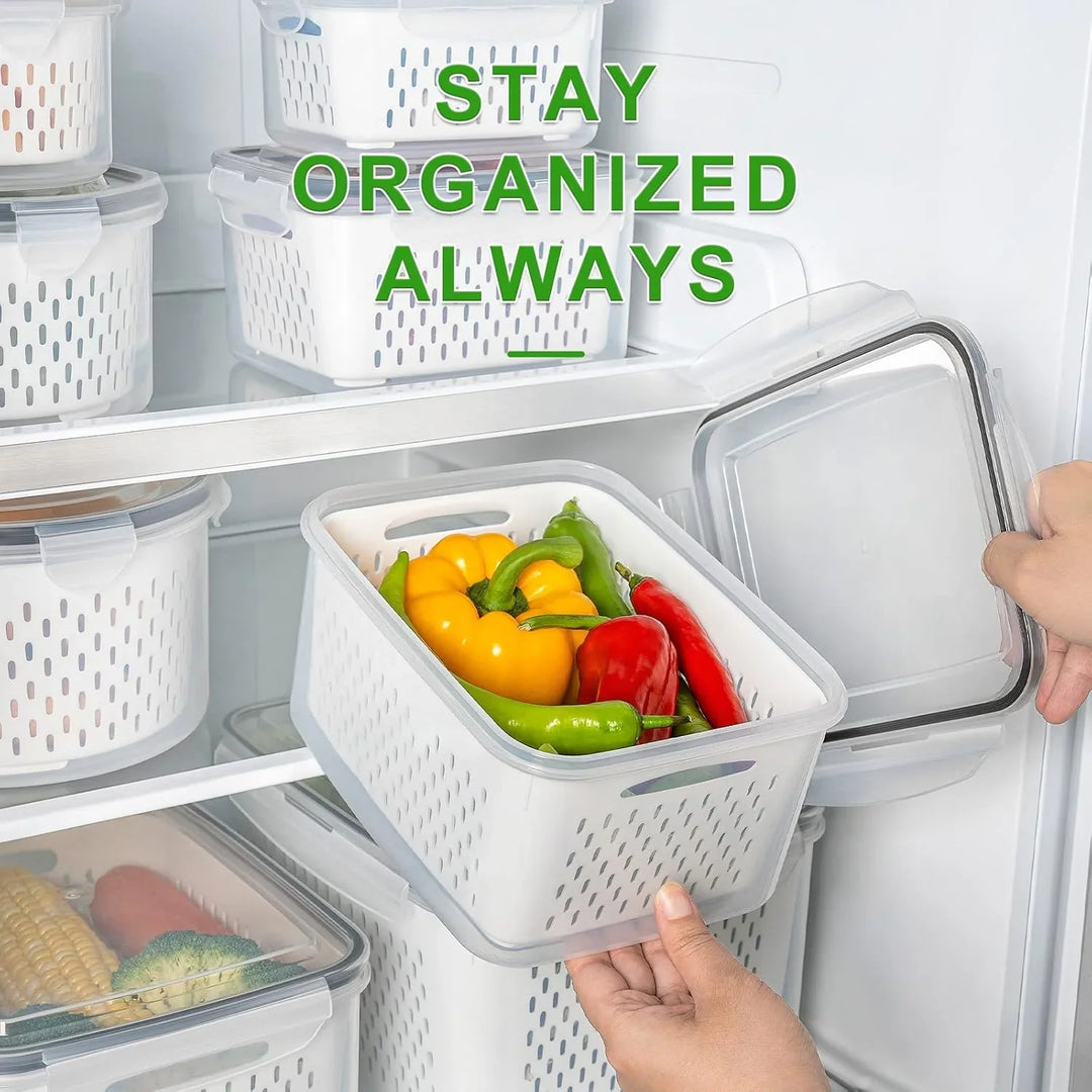 BowLift | 5-piece Large Food Storage Set with Lids – Freshness Keeping and Practical