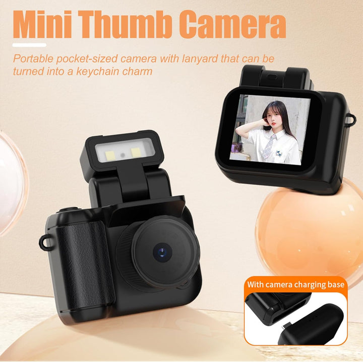 BowLift | Mini Keychain Digital Camera with 1080P Video and Retro Design – Rivoma
