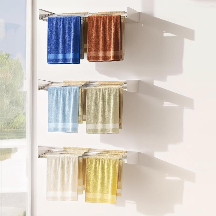 BowLift | Wall-Mounted Foldable Clothes Drying Rack – DryWall