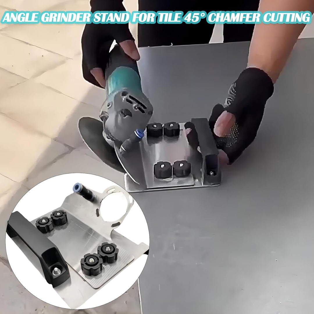 BowLift | Tile Chamfering Guide Tool | Precision 45° Cutting | Durable Metal Construction