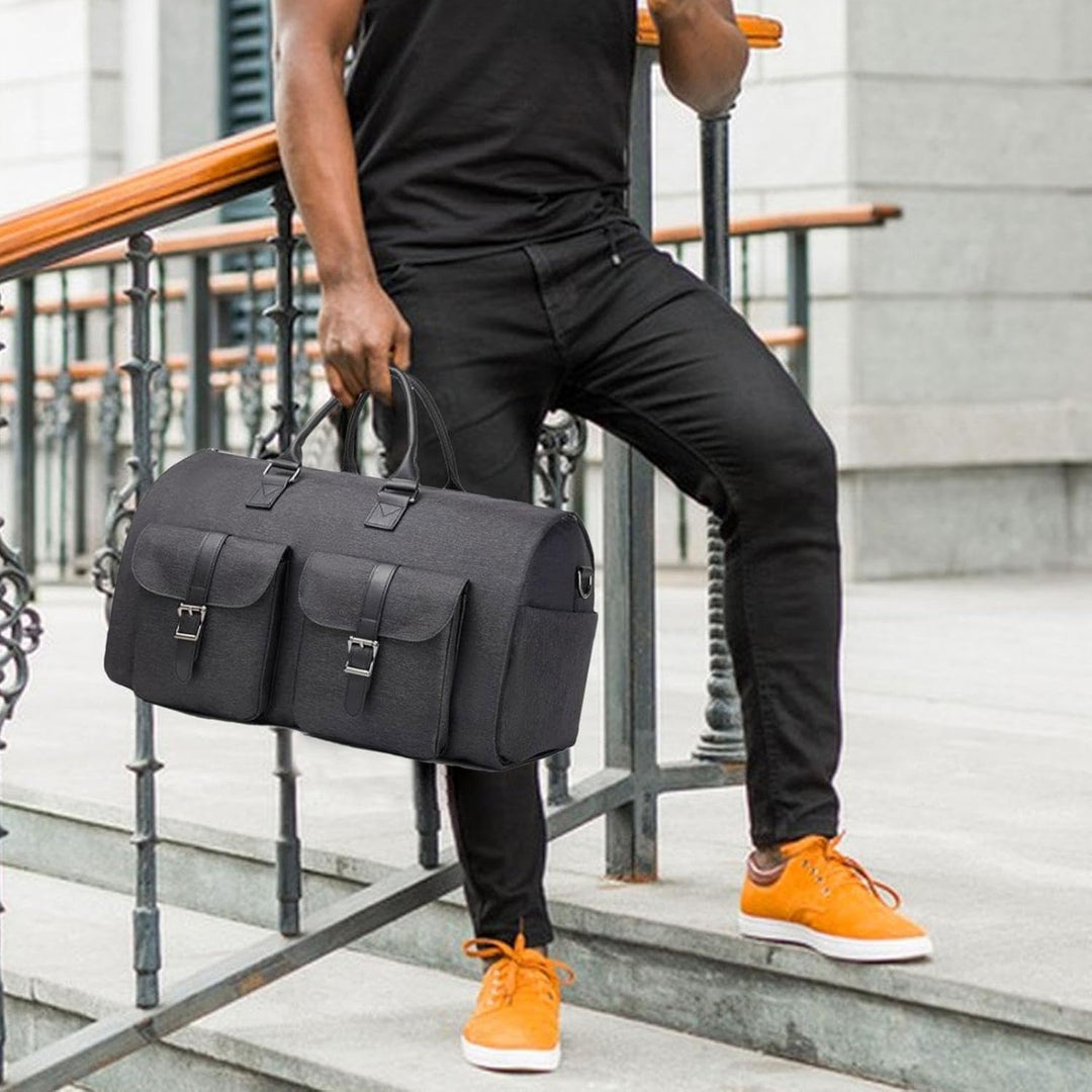 BowLift | Garment Duffel Weekender Bag – Foldable Carry-On Suit Bag for Men