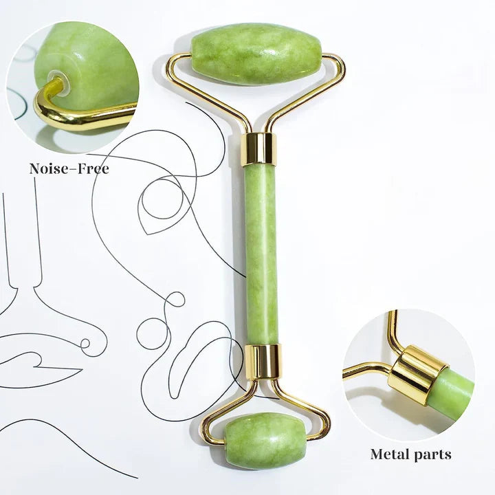 BowLift | Instant Glow Gua Sha & Jade Roller Set | For radiant skin and natural relaxation