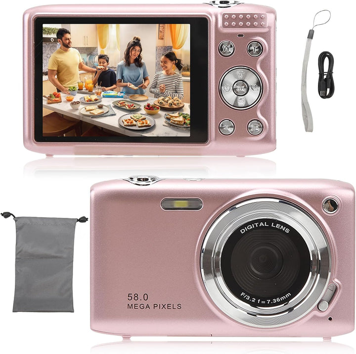 BowLift | 4K Compact Digital Camera with 58MP Photos and 16X Zoom – Lumora