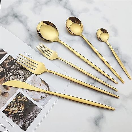 BowLift | Torin 36-Piece Minimalist Cutlery Set – Premium Stainless Steel Flatware with Matte Finish