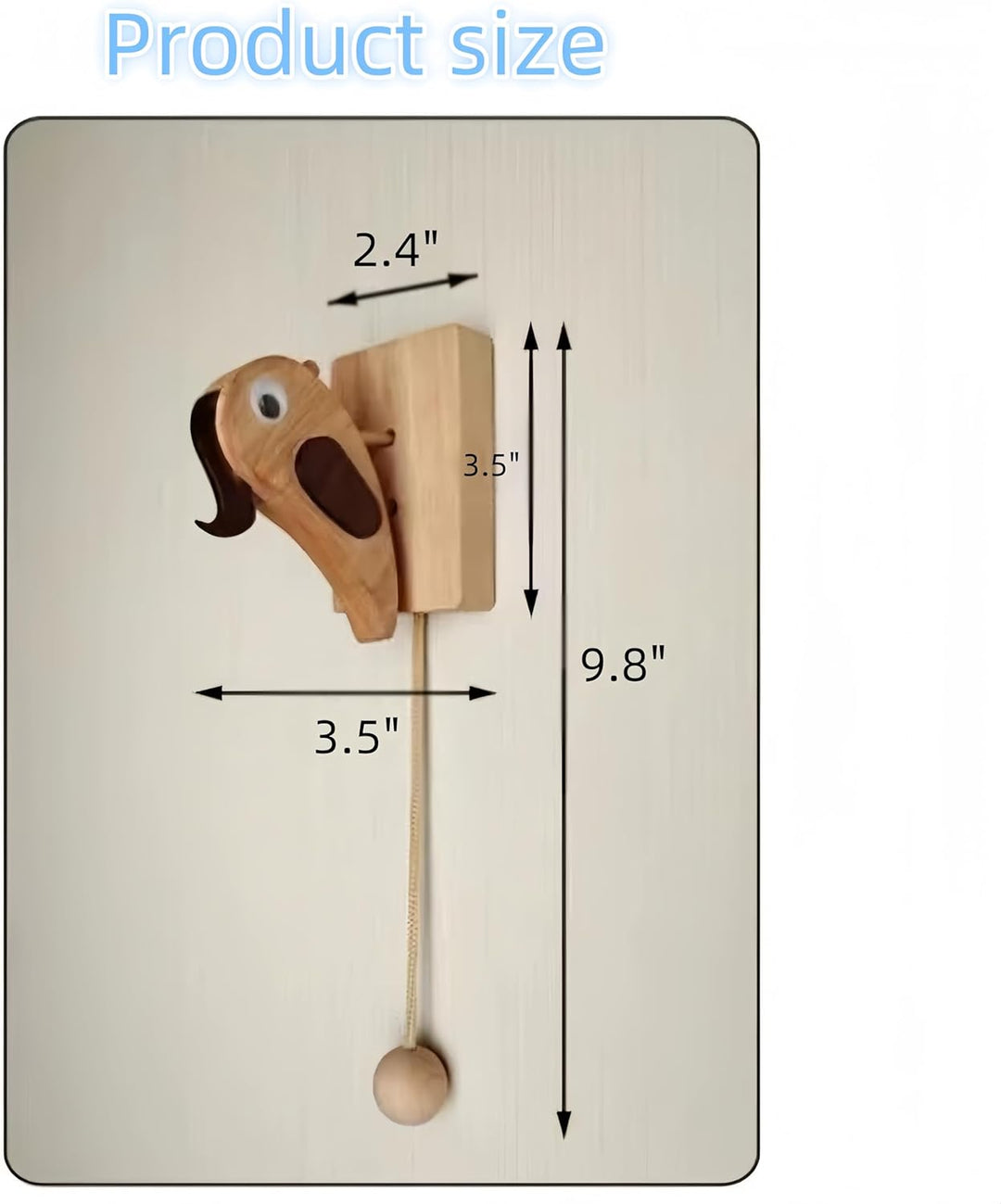 BowLift | Handcrafted Wooden Woodpecker Door Knocker