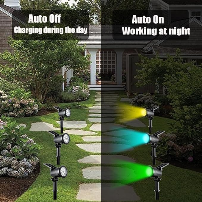 BowLift | LED Solar Spotlight Lights for the Garden