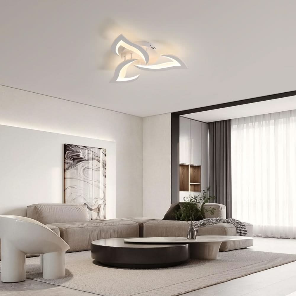 BowLift | Modern Flower-Shaped LED Ceiling Light for Home Décor