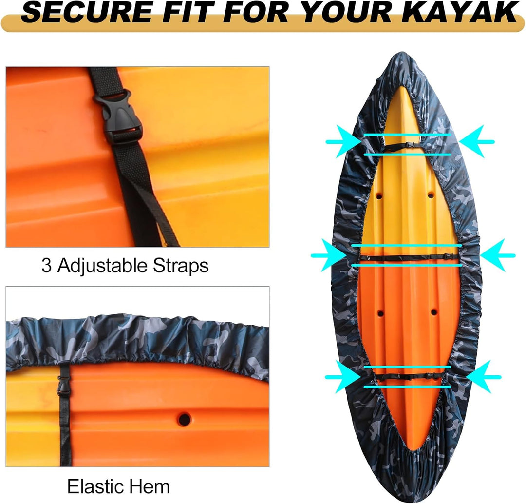 BowLift | Waterproof UV-Resistant Kayak Cover with Adjustable Straps – Marivor