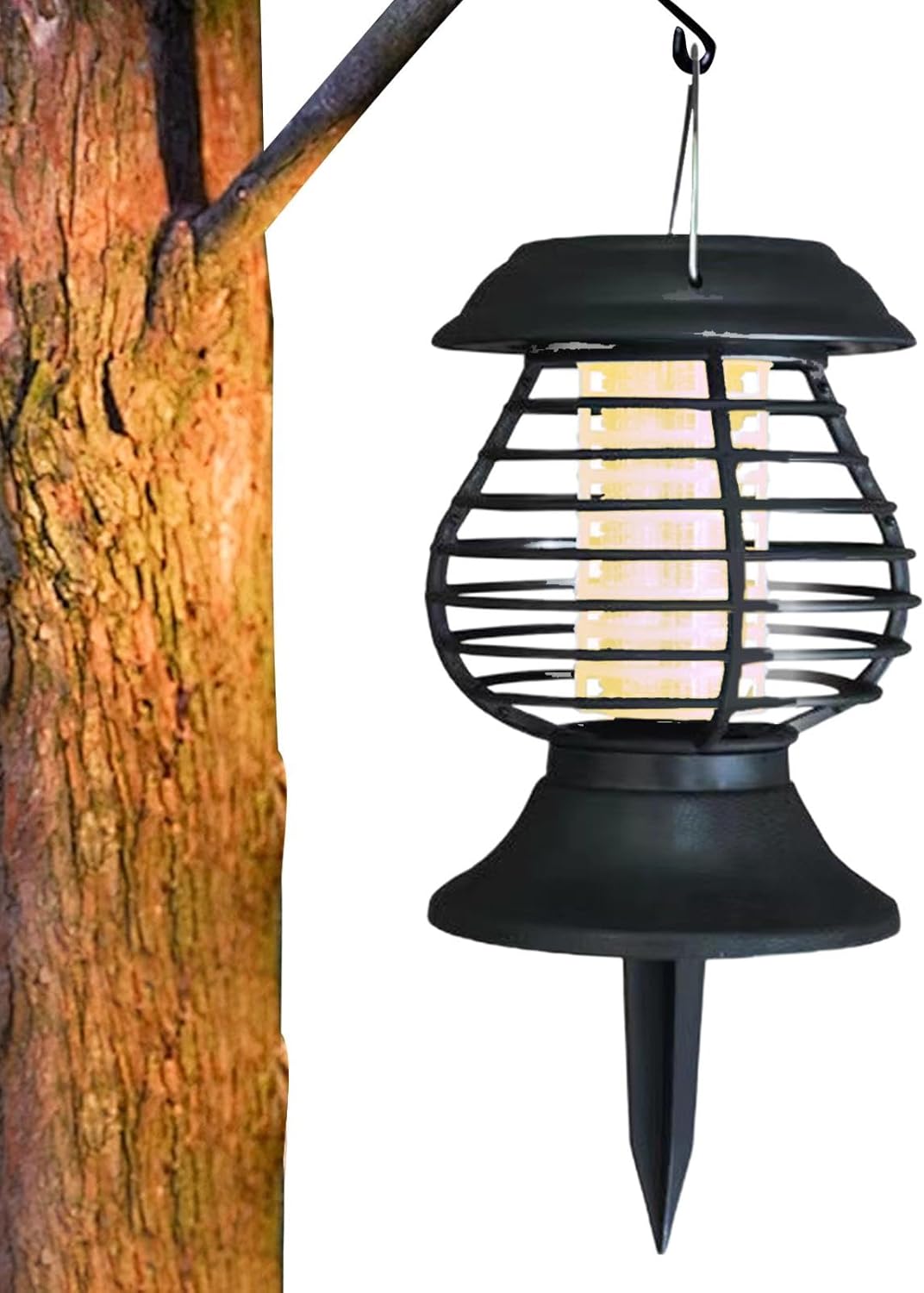 BowLift | Solar Insect Defense Lamp with LED Light – Effective Mosquito Control for the Garden