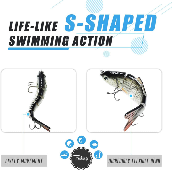 BowLift | 6-Segment Lifelike Fishing Lures