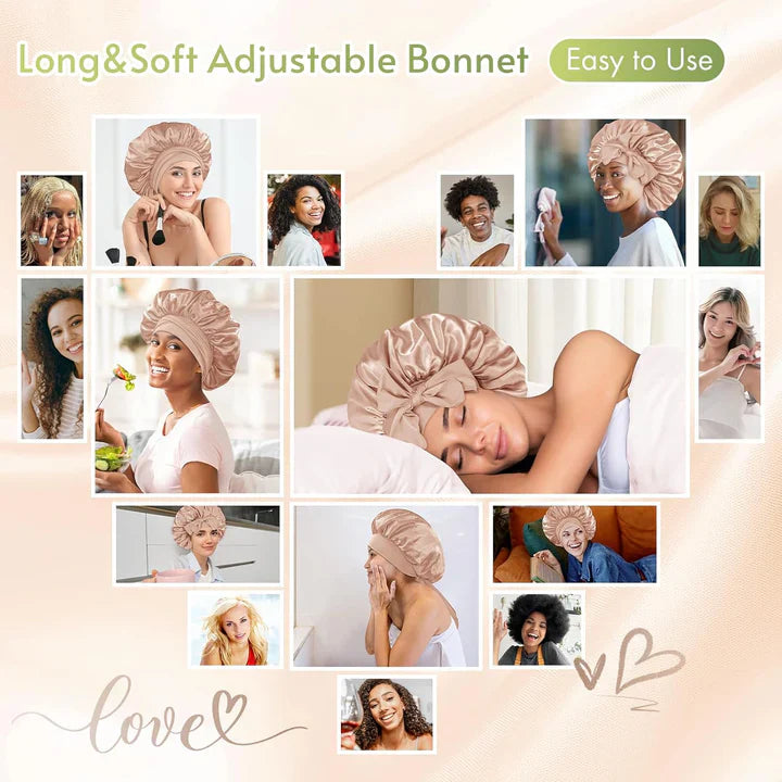 BowLift | Satin Headband – Comfortable Sleep Cap for Women