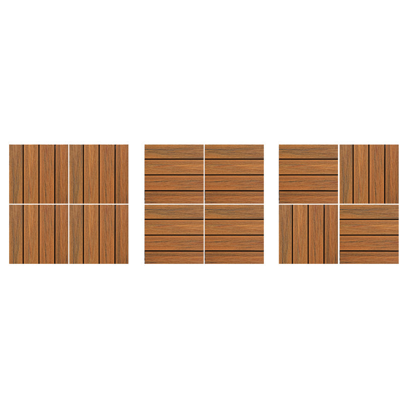 BowLift | Square PVC Deck/Patio Floor Tiles Interlocking Installation Outdoor Patio Tiles
