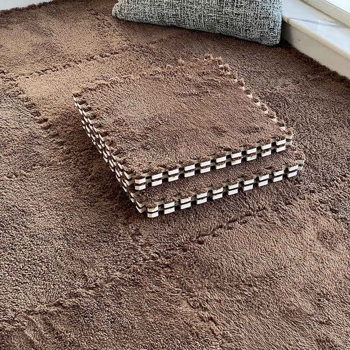 Modular Carpet Tiles with Level-Loop Surface, 12 or 24 Inches