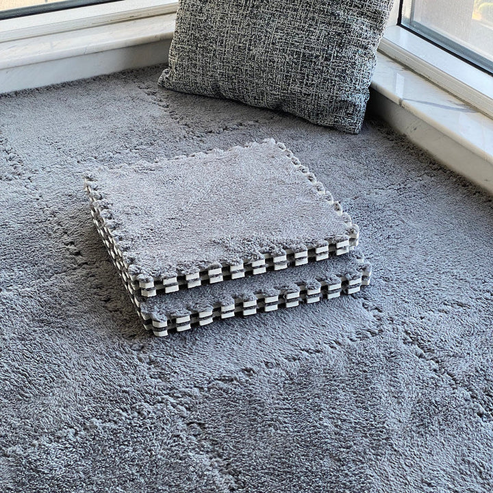 Modular Carpet Tiles with Level-Loop Surface, 12 or 24 Inches