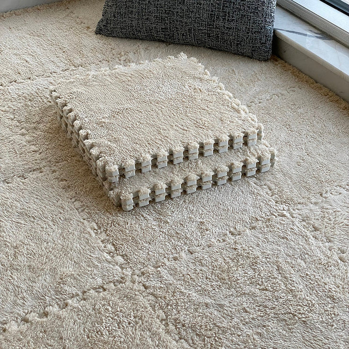 Modular Carpet Tiles with Level-Loop Surface, 12 or 24 Inches