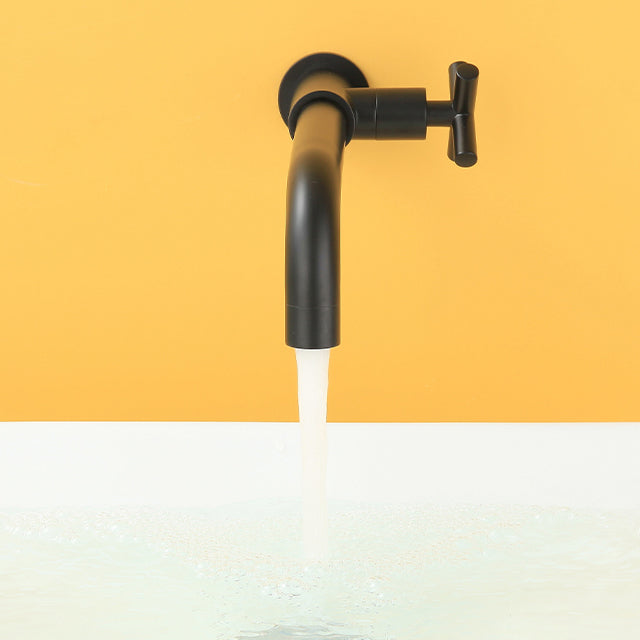 BowLift | Widely used wall-mounted bathroom sink faucet cross handle low arch faucet