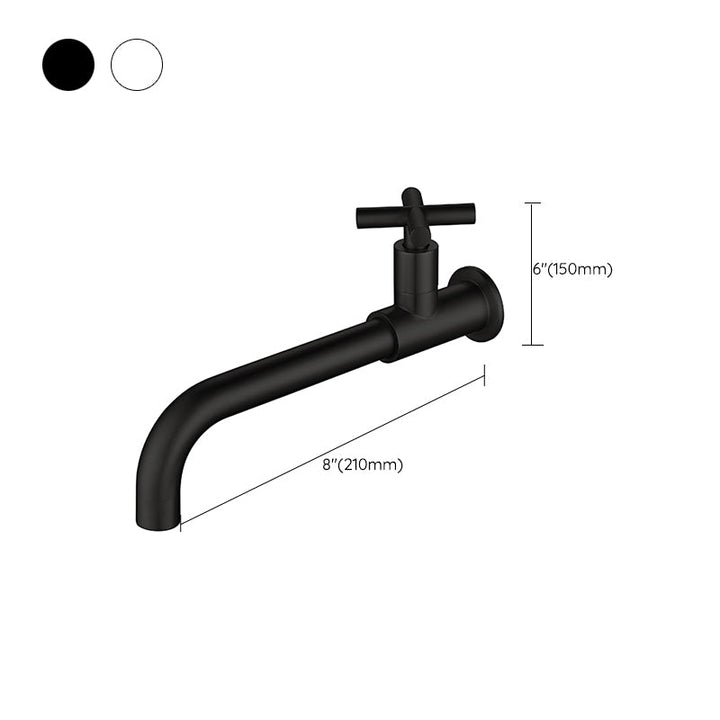 BowLift | Widely used wall-mounted bathroom sink faucet cross handle low arch faucet