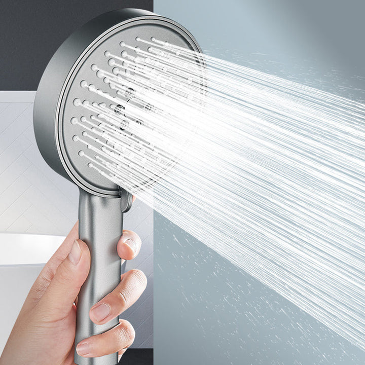 BowLift | Modern Spray Head Round Handheld Water Filtration Showerhead Self-Cleaning