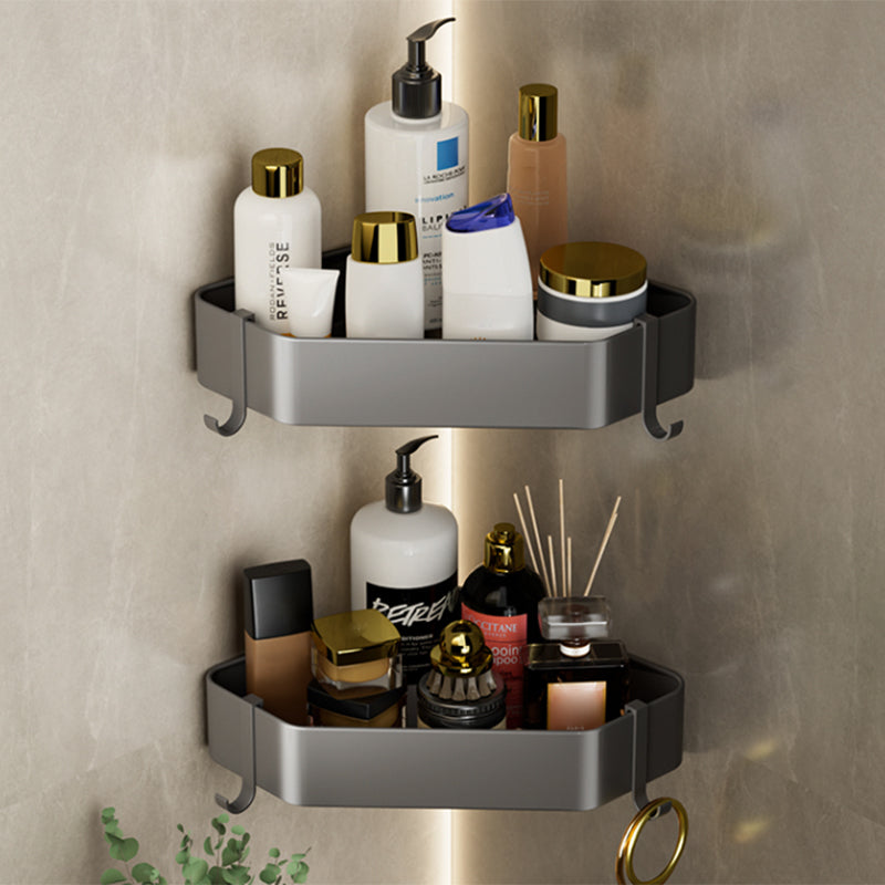 BowLift | Modern Gray Bathroom Accessories Set Bathroom Shelf Towel Bar Bathroom Accessories Set