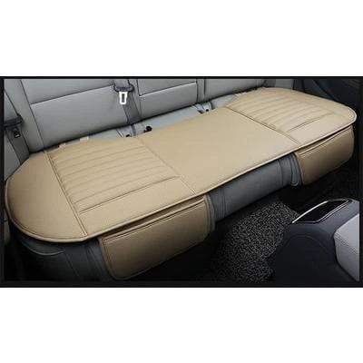 Car Seat Cushion with Leather Cover and Bamboo Charcoal, Front or Rear Seat