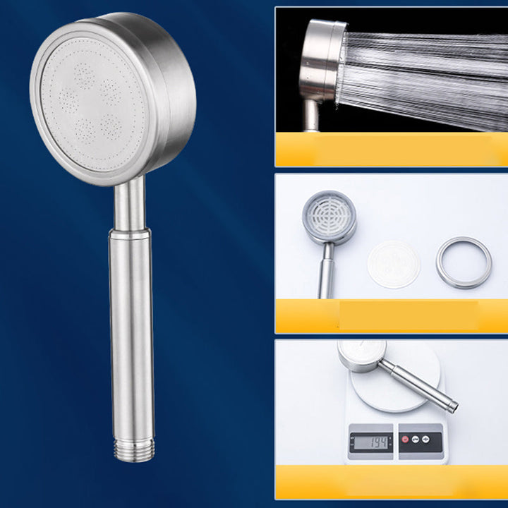 BowLift | Modern Showerhead Round Handheld Water Filtration Showerhead