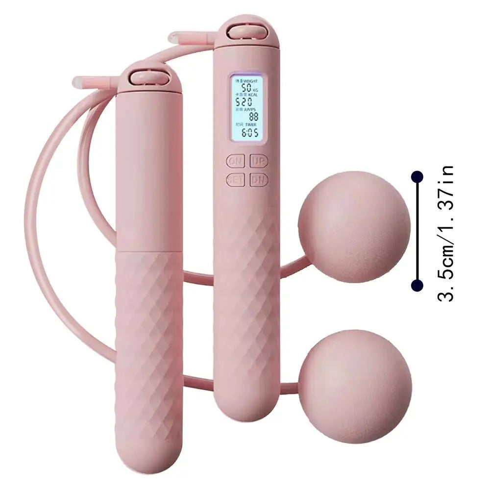 BowLift | Wireless Jump Rope with Counter – Weighted Handles for Home Cardio Workouts