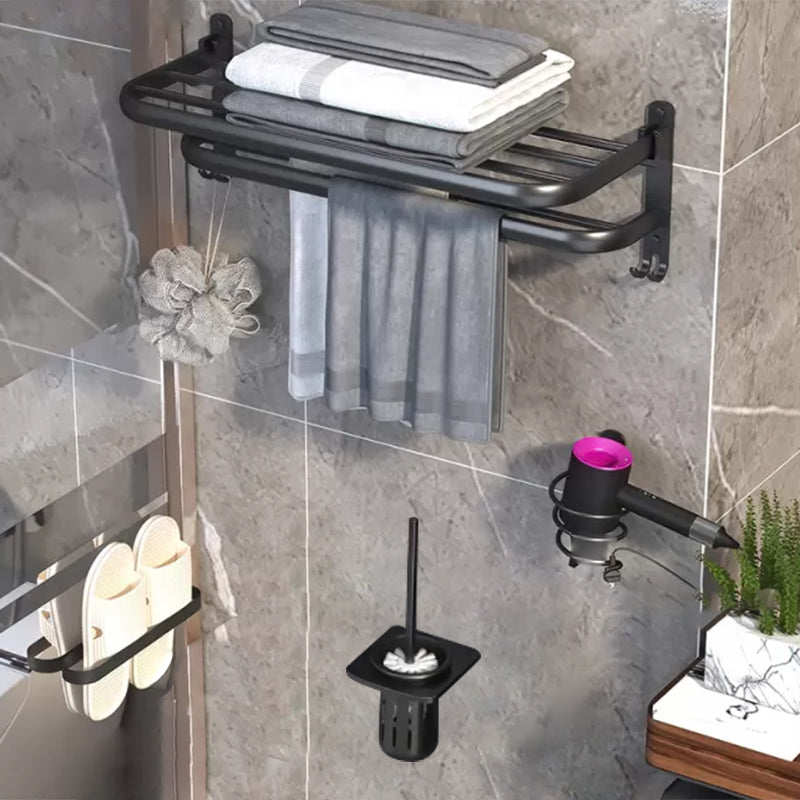 BowLift | Modern Bathroom Hardware Set Matte Black Metal Bathroom Accessory Kit
