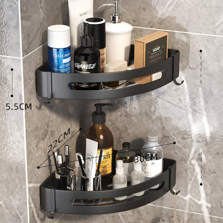 BowLift | Modern Bathroom Hardware Set Matte Black Metal Bathroom Accessory Kit