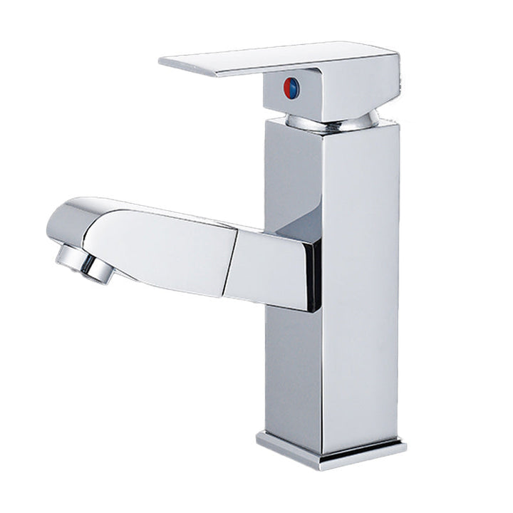 BowLift | Modern Pull-Out Single-Handle Faucet Bathroom Sink Faucet