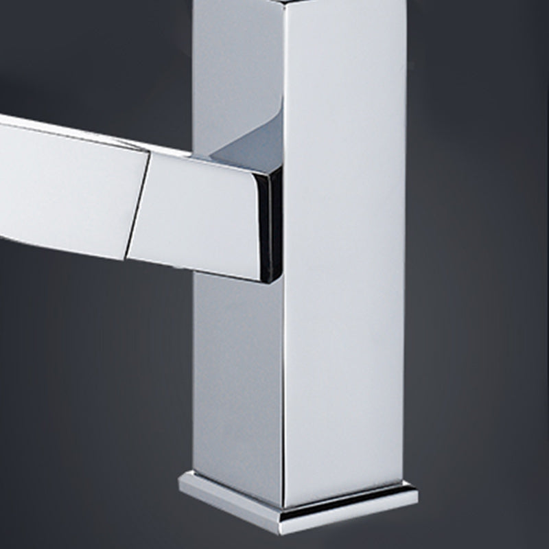 BowLift | Modern Pull-Out Single-Handle Faucet Bathroom Sink Faucet