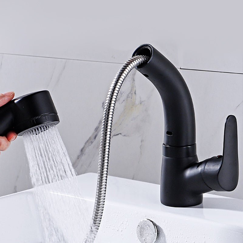 BowLift | Modern Simple Vessel Sink Faucet High Arc Bathroom Sink Faucet