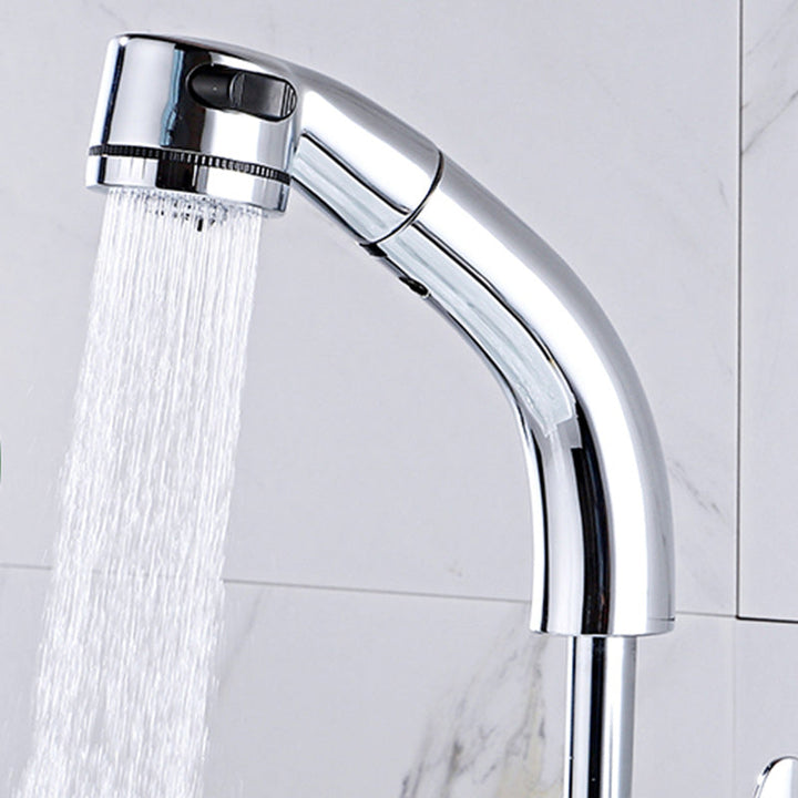 BowLift | Modern Simple Vessel Sink Faucet High Arc Bathroom Sink Faucet