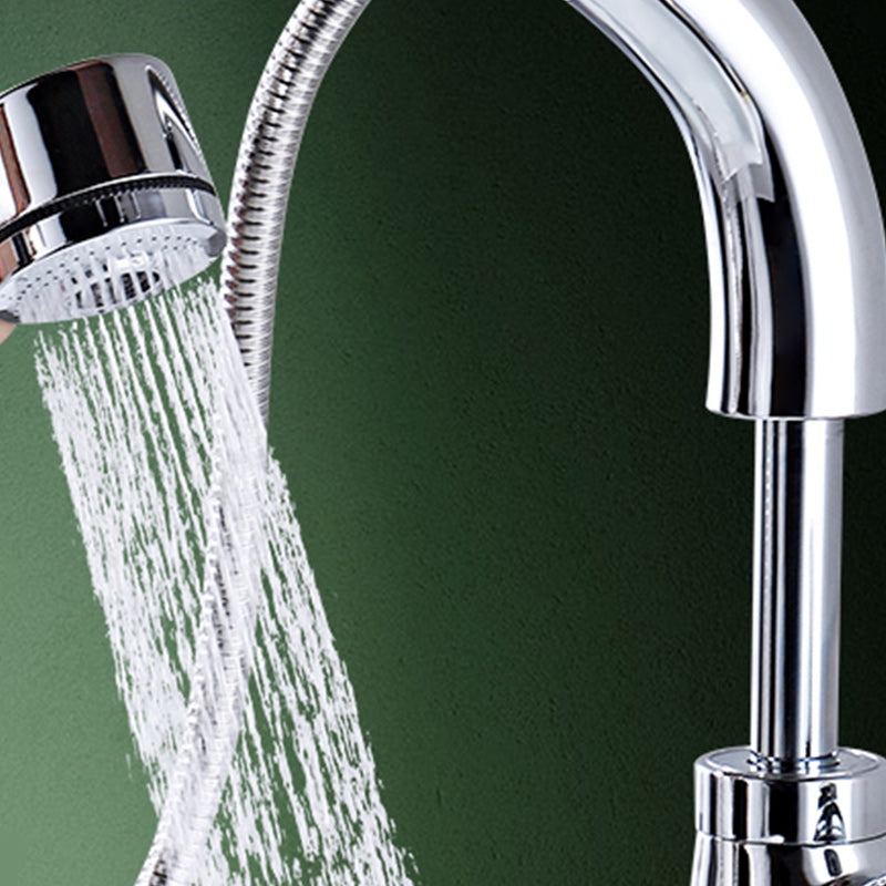 BowLift | Modern Simple Vessel Sink Faucet High Arc Bathroom Sink Faucet